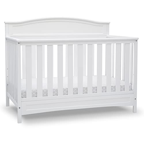 Delta Children Emery 4-in-1 Convertible Baby Crib - Greenguard Gold Certified, White