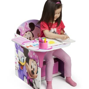 Delta Children Chair Desk With Storage Bin, Disney Minnie Mouse