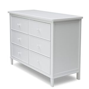 Delta Children Haven 6 Drawer Dresser, Greenguard Gold Certified, White