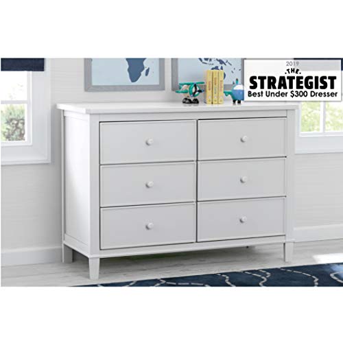 Delta Children Haven 6 Drawer Dresser, Greenguard Gold Certified, White