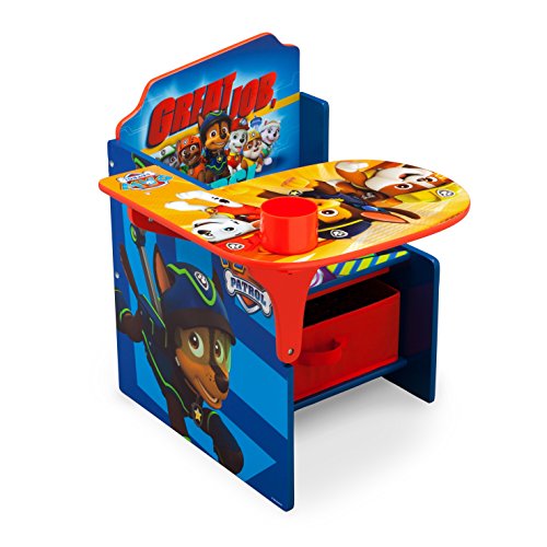 Delta Children Chair Desk with Storage Bin - Ideal for Arts & Crafts, Snack Time, Homeschooling, Homework & More, Nick Jr. PAW Patrol