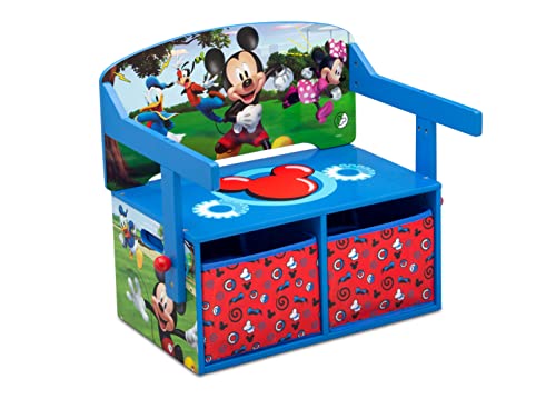 Delta Children Kids Convertible Activity Bench - Greenguard Gold Certified, Disney Mickey Mouse
