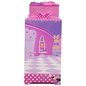 Delta Children Disney Minnie Mouse 6 Bin Design and Store Toy Organizer