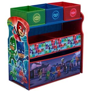 Delta Children 6 Bin Design and Store Toy Organizer - Greenguard Gold Certified,PJ Masks