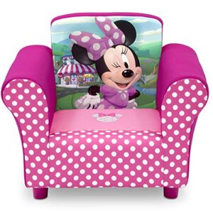 delta children upholstered chair, disney minnie mouse