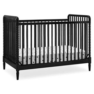 Delta Children Saint 4-in-1 Convertible Crib, Includes Conversion Rails, Greenguard Gold Certified, Black