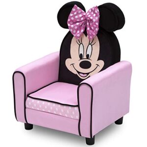 Delta Children Figural Upholstered Kids Chair, Disney Minnie Mouse