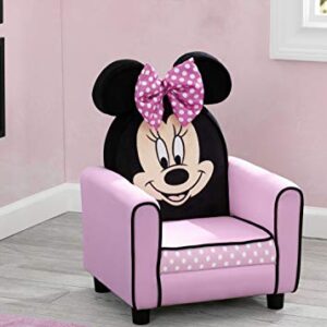 Delta Children Figural Upholstered Kids Chair, Disney Minnie Mouse