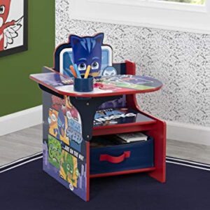 Delta Children Chair Desk with Storage Bin - Ideal for Arts & Crafts, Snack Time, Homeschooling, Homework & More - Greenguard Gold Certified, PJ Masks