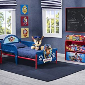 Delta Children 3D-Footboard Toddler Bed, Nick Jr. PAW Patrol + Delta Children Twinkle Galaxy Dual Sided Recycled Fiber Core Crib and Toddler Mattress (Bundle)