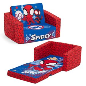 delta children marvel spidey and his amazing friends cozee flip-out chair – 2-in-1 convertible chair to lounger for kids