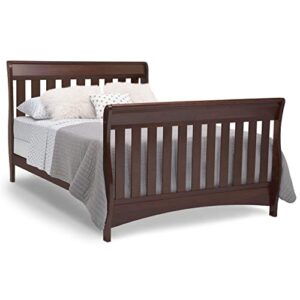 Delta Children Bentley S Series 4-in-1 Convertible Baby Crib, Chocolate