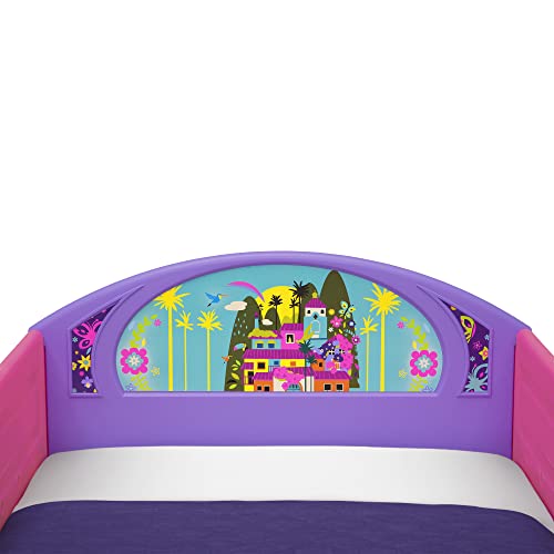 Disney Encanto Sleep and Play Toddler Bed with Built-in Guardrails by Delta Children