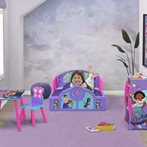 Disney Encanto Sleep and Play Toddler Bed with Built-in Guardrails by Delta Children