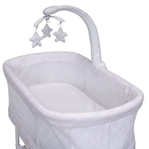 Delta Children SleepCool Rocking Bassinet with Airflow Mesh, Pink Fresco