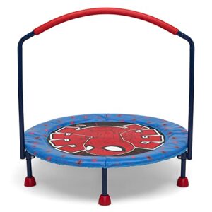 delta children 3-foot trampoline for spider-man toddlers and kids