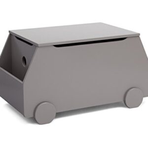 Delta Children Metro Toy Box, Classic Grey