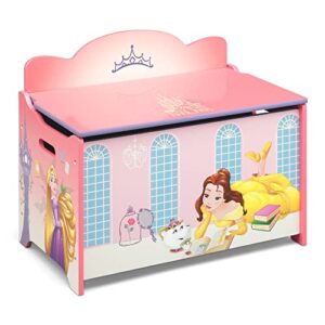 delta children deluxe toy box, disney princess
