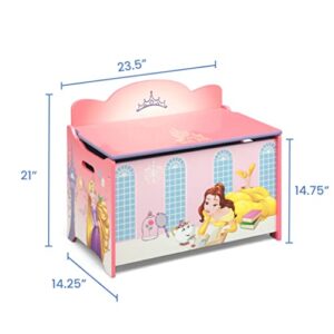 Delta Children Deluxe Toy Box, Disney Princess