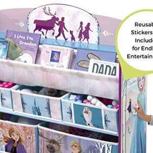 Delta Children Deluxe Toy and Book Organizer, Disney Frozen II