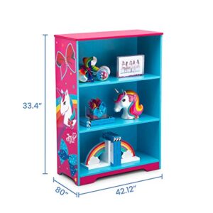 Delta Children Deluxe 3-Shelf Bookcase - Ideal for Books, Decor, Homeschooling & More - Greenguard Gold Certified, JoJo Siwa