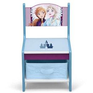 Disney Frozen Kids Wood Art Desk and Chair Set with Dry Erase Top and Reusable Vinyl Cling Stickers by Delta Children - Greenguard Gold Certified