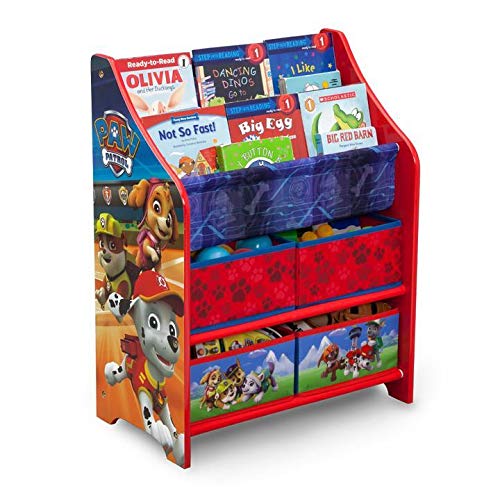 Delta Children Nick Jr. PAW Patrol Book and Toy Organizer