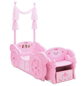 delta children disney princess carriage toddler-to-twin bed