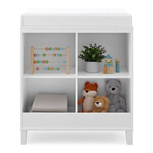 Delta Children Huck Convertible Changing Table, Bianca White