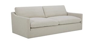 amazon brand – stone & beam rustin contemporary deep-seated sofa couch, 89″w, cream
