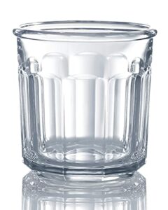 luminarc n7593 working glass storage jar with lids, 14 ounce, set of 4, clear
