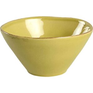 crate & barrel marin green soup cereal bowl