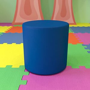 flash furniture soft seating collaborative circle for classrooms and common spaces – 18″ seat height (blue)