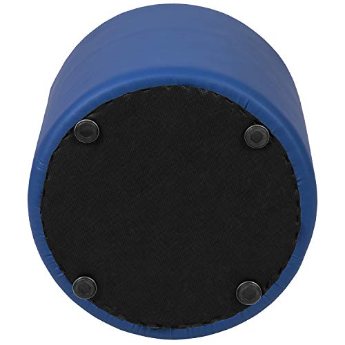 Flash Furniture Soft Seating Collaborative Circle for Classrooms and Common Spaces - 18" Seat Height (Blue)