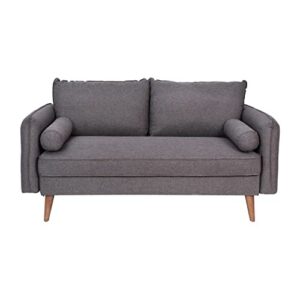 Flash Furniture Living Room Grouping-Loveseat, Set of 1, Stone Gray