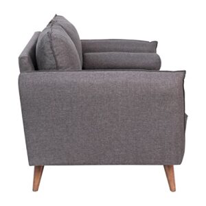 Flash Furniture Living Room Grouping-Loveseat, Set of 1, Stone Gray