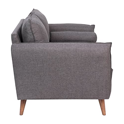 Flash Furniture Living Room Grouping-Loveseat, Set of 1, Stone Gray