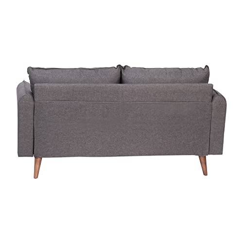 Flash Furniture Living Room Grouping-Loveseat, Set of 1, Stone Gray