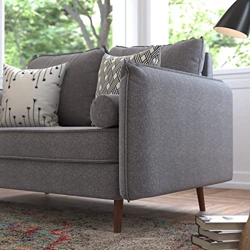 Flash Furniture Living Room Grouping-Loveseat, Set of 1, Stone Gray