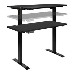 Flash Furniture Electric Height Adjustable Standing Desk - Table Top 48" Wide - 24" Deep (Black)