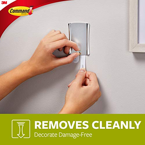 Command Universal Frame Hangers, Damage Free Hanging Picture Hangers, No Tools Frame Hanger for Living Spaces, 3 Metal Picture Frame Hangers and 8 Large Command Strips