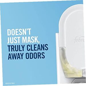 Febreze Odor-Fighting Fade Defy PLUG Air Freshener, Linen & Sky, Starter Kit & (2) .87 fl. oz. Oil Refills