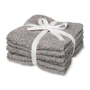Room Essentials Standard Grey Washcloths 12" x 12" 12 Count (2 Pack)