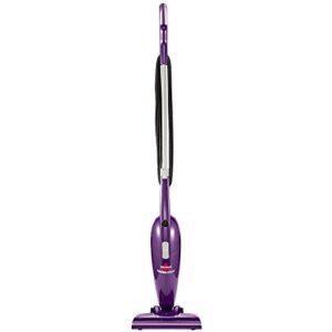 bissell featherweight stick lightweight bagless vacuum with crevice tool, 20334, purple