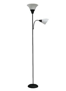 room essentials torchiere floor lamp with task light