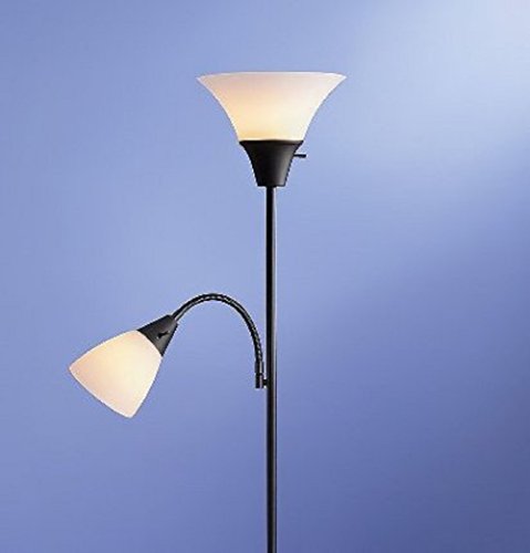 Room Essentials Torchiere Floor Lamp with Task Light