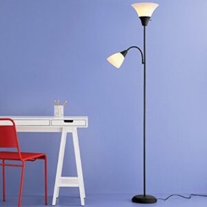 Room Essentials Torchiere Floor Lamp with Task Light