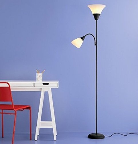 Room Essentials Torchiere Floor Lamp with Task Light