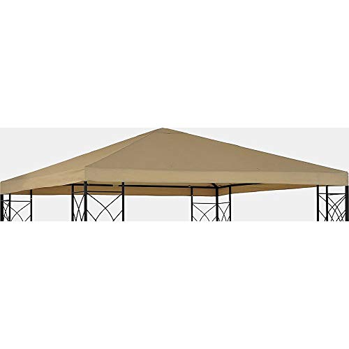 Room Essentials Tivoli Gazebo Replacement Canopy - 9.8ft x 9.8ft Canopy Replacement - Beige