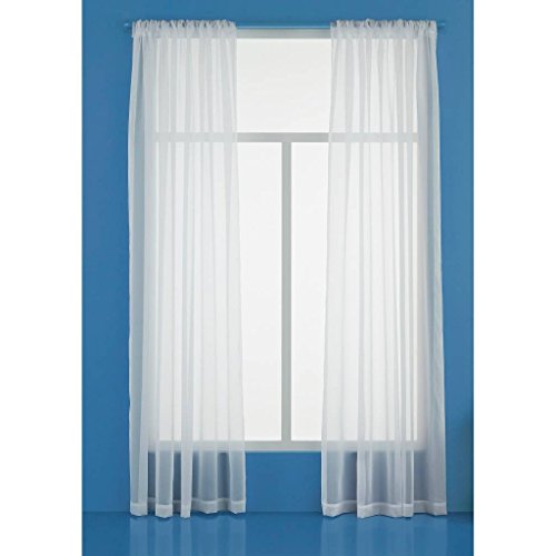 Room Essentials Sheer Window Panel 60"x63" White